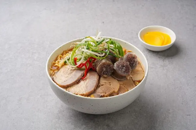 순대와 차슈가 만난다면